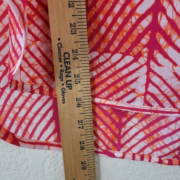 Michael Michael Kors Sleeveless Spring Summer Blouse Sz Sm Keyhole Back Bright - Picture 8 of 9